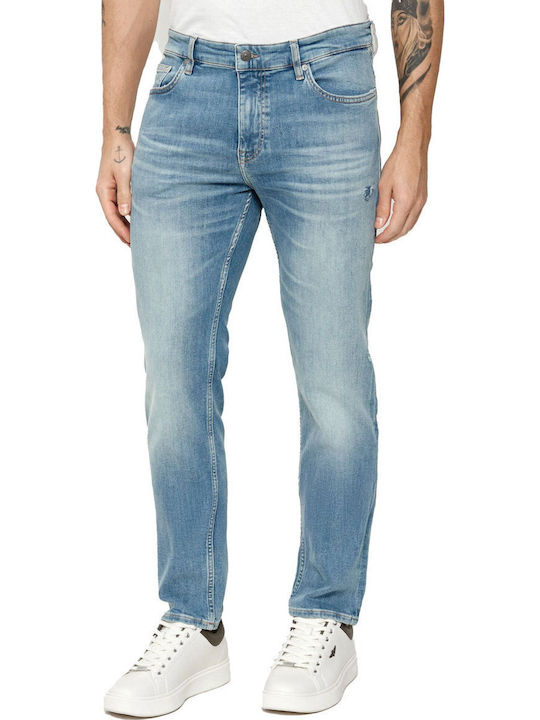 Delaware Men's Elastic Slim Fit Jeans Blue