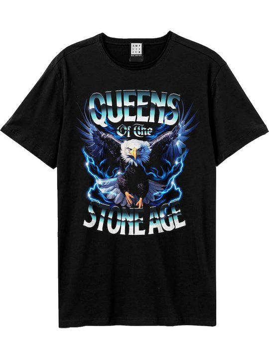 Amplified Queens Stone Age Eagle T-shirt Unisex Zave210p434-blk