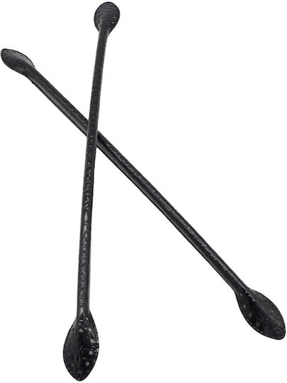 Mânere Alma Rotunjite Cusute Set 47cm Din Piele Ecologică Neagră