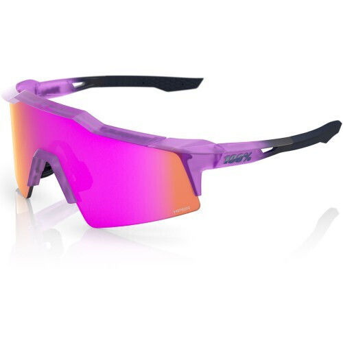 100% Cycling Glasses Speedcraft Sl with Pink Frame and Mirror Photochromic Lenses