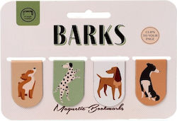 Μαγνητικοί Σελιδοδείκτες Barks Dog 4τμχ Puckator