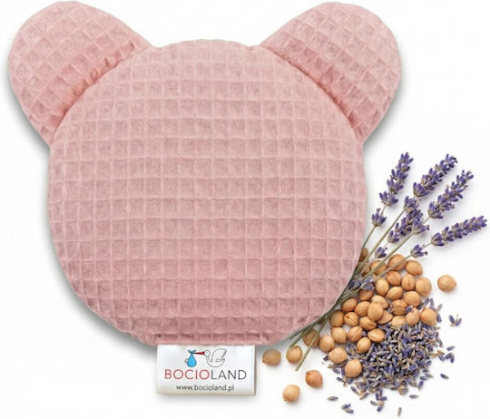 Bocioland Termofor Teddy cu Sâmburi de Cireșe Roz
