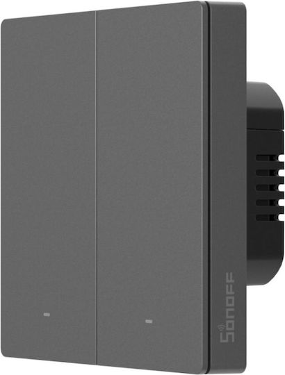 Sonoff Recessed Wall Switch Wi-Fi with Gray Frame
