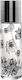 Glasflasche 30 ml Spray Silber Aluminiumdeckel
