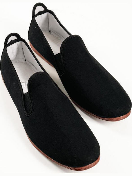 Slip-On-uri Pentru Bărbați Din Material Negru -55-mayro