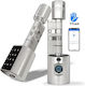 Euro Cylinder Smart Lock Package Ambianzza 2h Smart 65 – 90 Mm Silver + Wifi Adapter