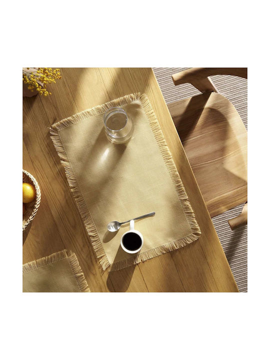 Tischsets 30x45cm Gofis Home Erelya Hellgelb 559