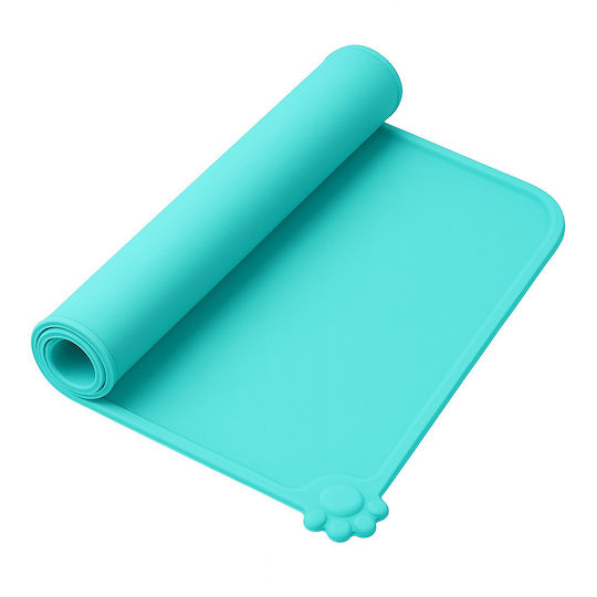 Set de Măsuțe din Silicon pentru Câine 48cm în Culoare Turcoaz