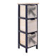 Eurocasa Bathroom Cabinet 25x25x77cm Multicoloured