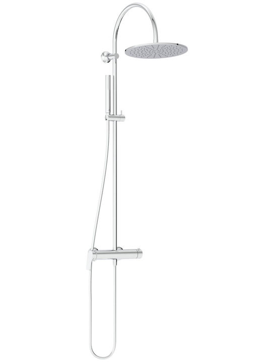 Ideal Standard Coloană Duș cu Baterie Argintie