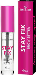 Transparent Stay Fix Eyebrow Fixing Gel Sensopro Milano