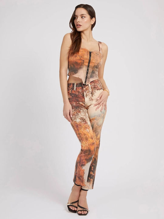 High Rise Women's Jean Pants in Slim Fit