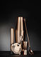 Hendi Barup Set 5 Pieces Cocktail Shaker Tin To Tin 500 & 800ml Jigger 25/50ml Stainless Steel Copper Coating Gift Box 596623
