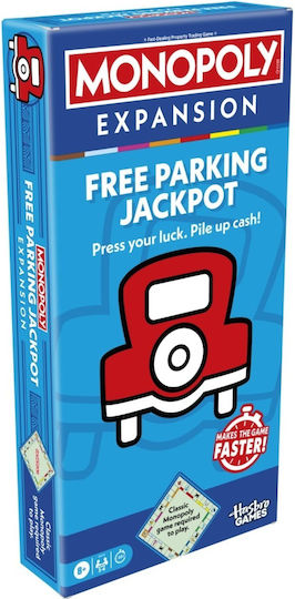 Επέκταση Παιχνιδιού Monopoly Free Parking Jackpot για 2-6 Παίκτες 8+ Ετών (EN) Hasbro