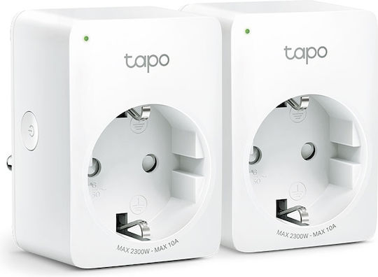 TP-LINK v2.2 Smart Μονόπριζο με Διακόπτη 2τμχ