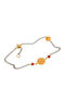 Arteon Women's Silver Gold Plated Chain Bracelet