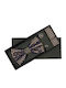 Set 3 Pieces Bow Tie Cufflinks Pocket Square Men Multicolored Stylized Print Setp223