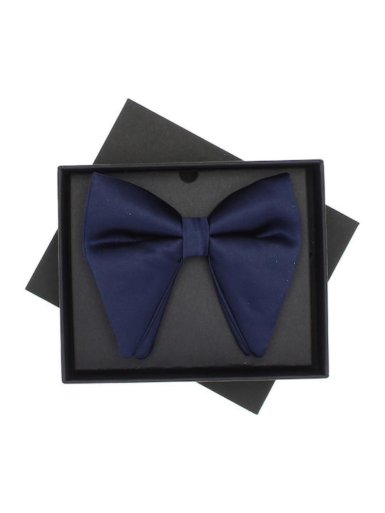 Papion Bărbați ButicCochet Din Material Sintetic 10x12 Cm Albastru Marin Pap346