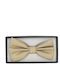 Cravată Papillon Bărbați ButicCochet Din Material Sintetic 7x12 Cm Bej Pap362