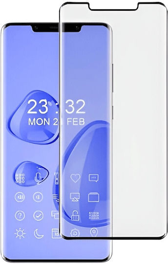 2.5D 0.3mm Full Glue Tempered Glass Μαύρο (Huawei Mate 50 Pro)