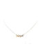 Kontopoulos Necklace From Gold Plated Silver With Zircon