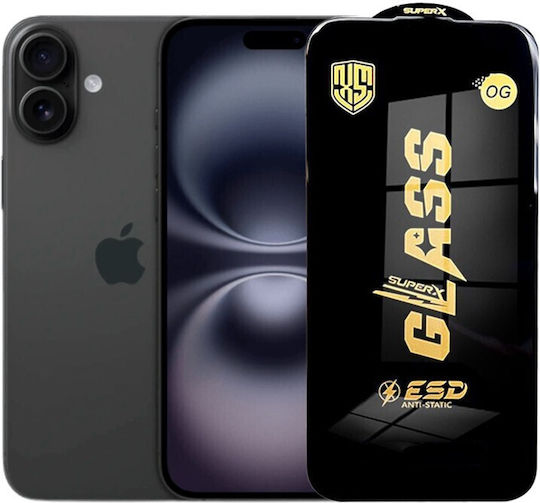 Folie Protectie Telefon 0.35mm Negru (iPhone 15 Plus / 16 Plus)