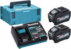 191v35-5 Xgt Set 2 Batterien Ladegerät Lithium 40 V 5 Ah Schnelles Laden Spezialfall 191v35-5 Xgt Set 2 Batterien Ladegerät Lithium 40 V 5 Ah Schnelles Laden Spezialfall