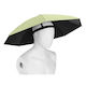 Umbrelă Tip Șapcă Flippy Diametru 69 Cm Bandă Elastică Pentru Cap Protecție Uv Ploaie Verde Matcha