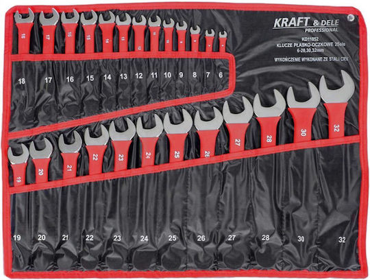 Kraft&dele Kd11052 Звезден Ключ Комплект 6 32 Мм 25 Бройки