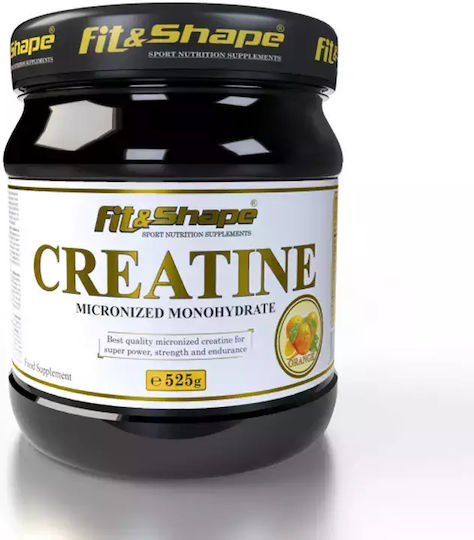 Fit & Shape Juicyfresh Monohydrate Kreatine mit Orangen Geschmack 525gr