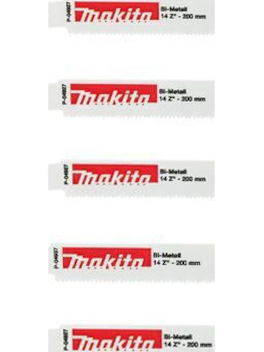 Metal Blade Makita Reciprocating Saw Bim 200/180x1.8 Mm 5 Pcs
