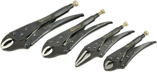 Geko Σετ Τσιμπίδες Υδραυλικών 10" 125mm 4τμχ