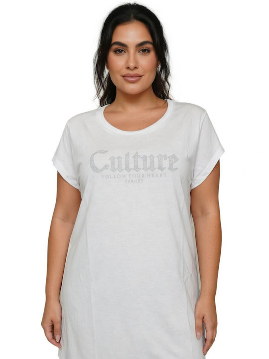 Target Damen Oversized T-shirt Weiß