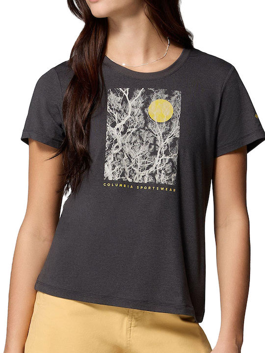 Columbia Point Scoop Women's T-shirt Gray