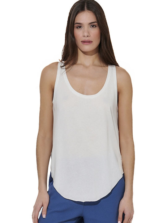 Body Action Women's Sports Sleeveless Beige Blouse