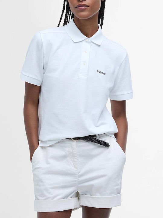 Barbour Polo White