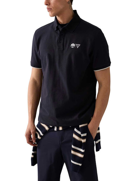 Guess Polo Bluza Darkblue