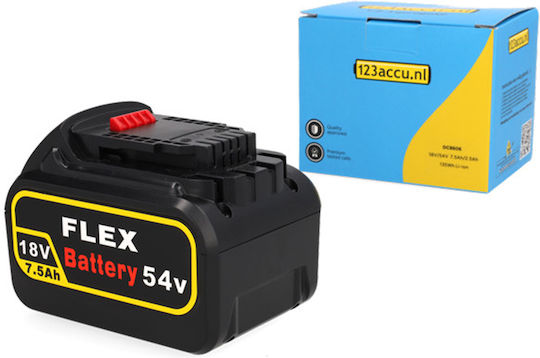 WS Xtreme Power Μπαταρία Εργαλείου Λιθίου 18V με Χωρητικότητα 7.5Ah