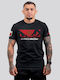 T-shirt Black/red