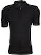 Polo Short Sleeve Black Blouse