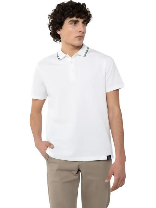 The Bostonians Polo Short Sleeve Blouse White