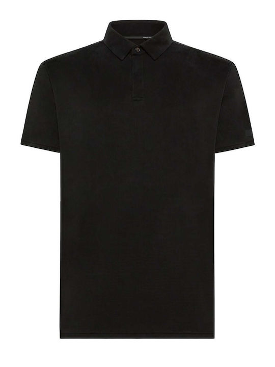 Polo Bluza Tricou Cu Mânecă Scurtă Neagră