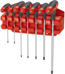 Milwaukee T-handle Hex Key Set 4932498690 Torx T9 T40 7 Pieces