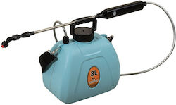 Sprayer 12V Battery With Capacity 8L 3bar In Light Blue Colour
