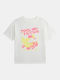 Kids Top Short-sleeved White Zajoti7