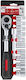 KWB Ratchet with Sockets 1\4" 13 Pieces
