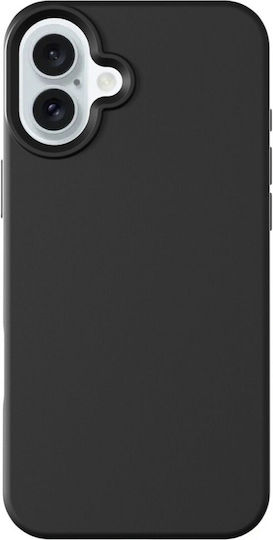 4Smarts Cupertino Back Cover Σιλικόνης Μαύρο (iPhone 16)