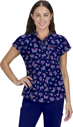 KOI USA Female Medical Blouse Multicolour