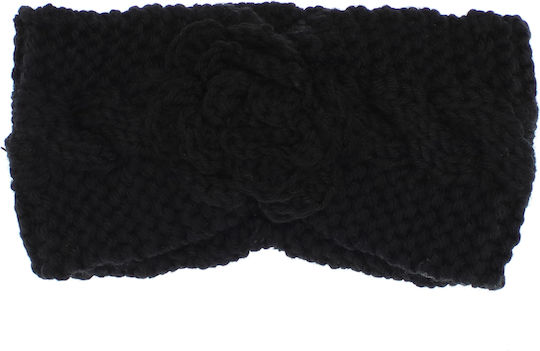 Bentită Tricotată Pentru Păr Femei 100% Acrilic ButicCochet Floare O Mărime Neagră Bnt391