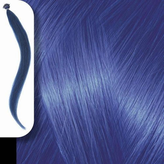 Yanni Extensions Extension Κερατίνης με Φυσική Τρίχα σε Μπλε Χρώμα 50cm 5τμχ